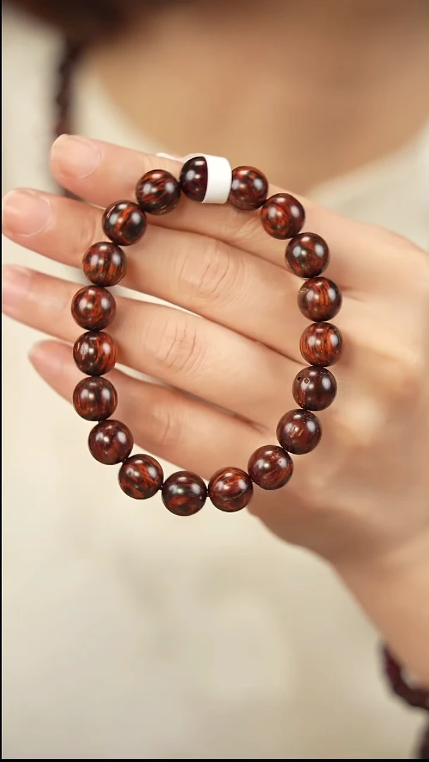 降真香手串/手链红降1.0cm单圈-279瑕疵