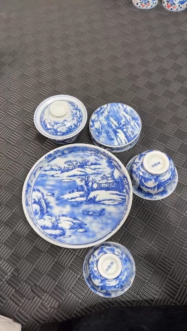 其他瓷景德镇陶瓷茶具古器堂瑞雪兆丰年套组