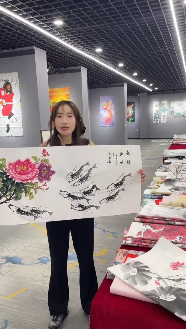 竖款年画艺术作品欣赏A39