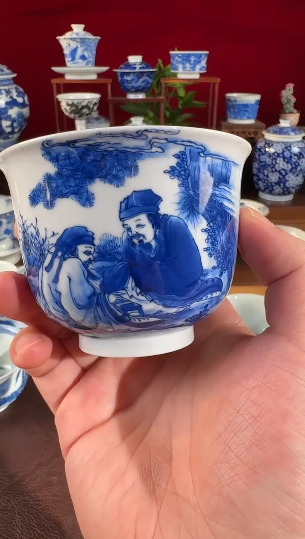 不二说瓷纯手绘杯