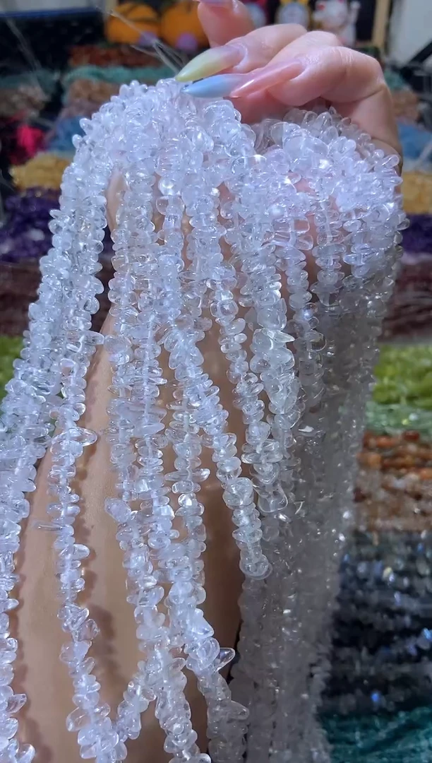 水晶珠宝半成品未镶嵌白水晶