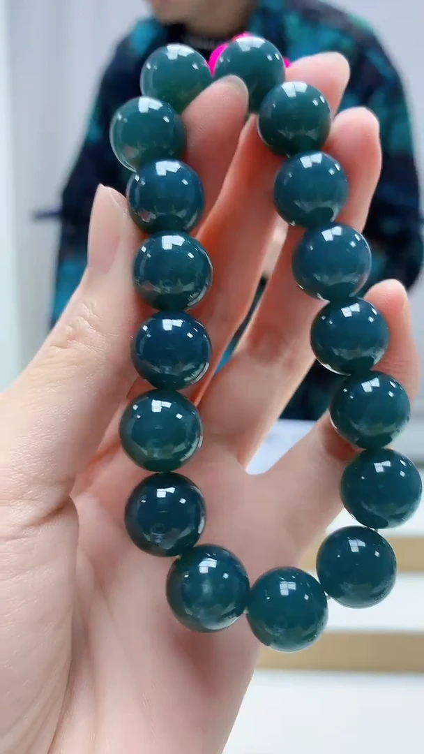 未镶嵌定制翡翠5159zm-毛货手串127