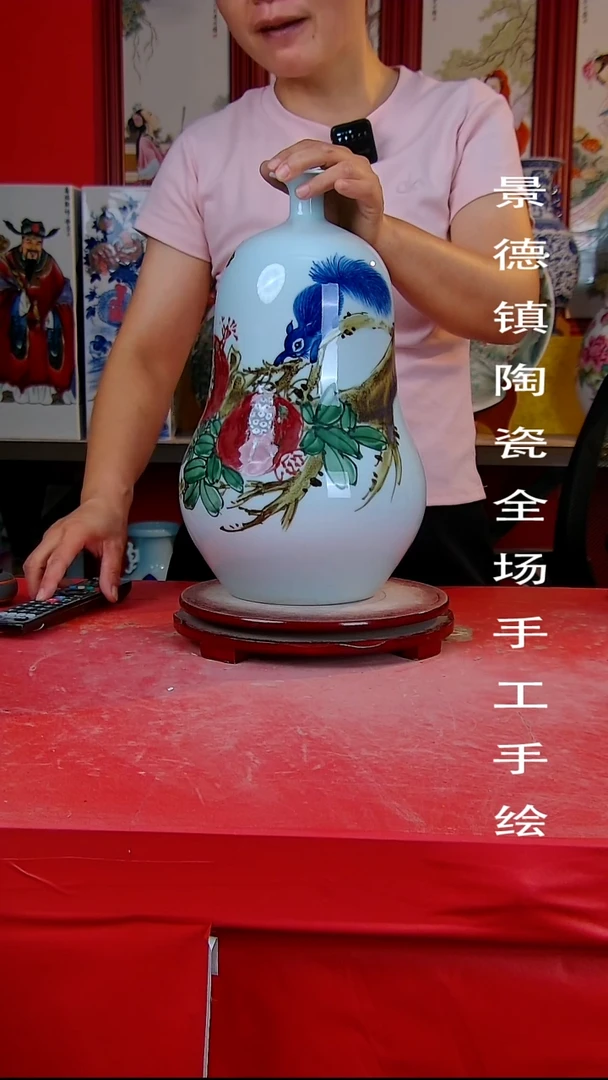 摆件景德镇陶瓷 全场手工手绘