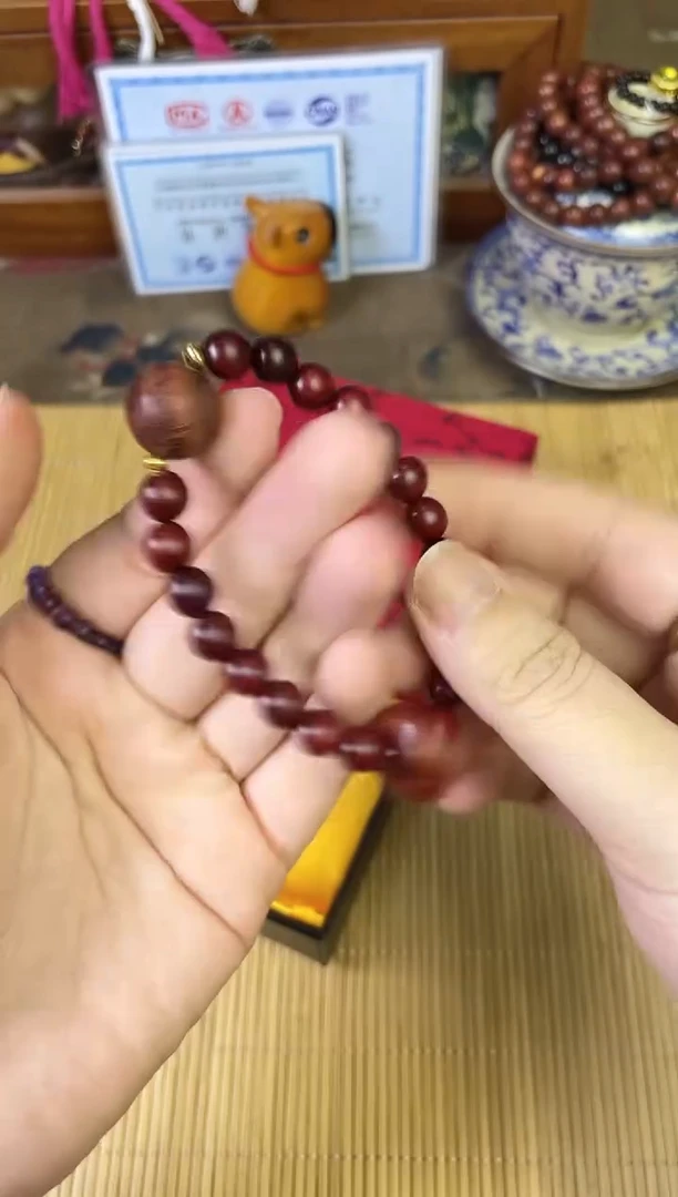 非洲檀香手串/手链菩提木质玉石手串/多发性其一/不带盒子