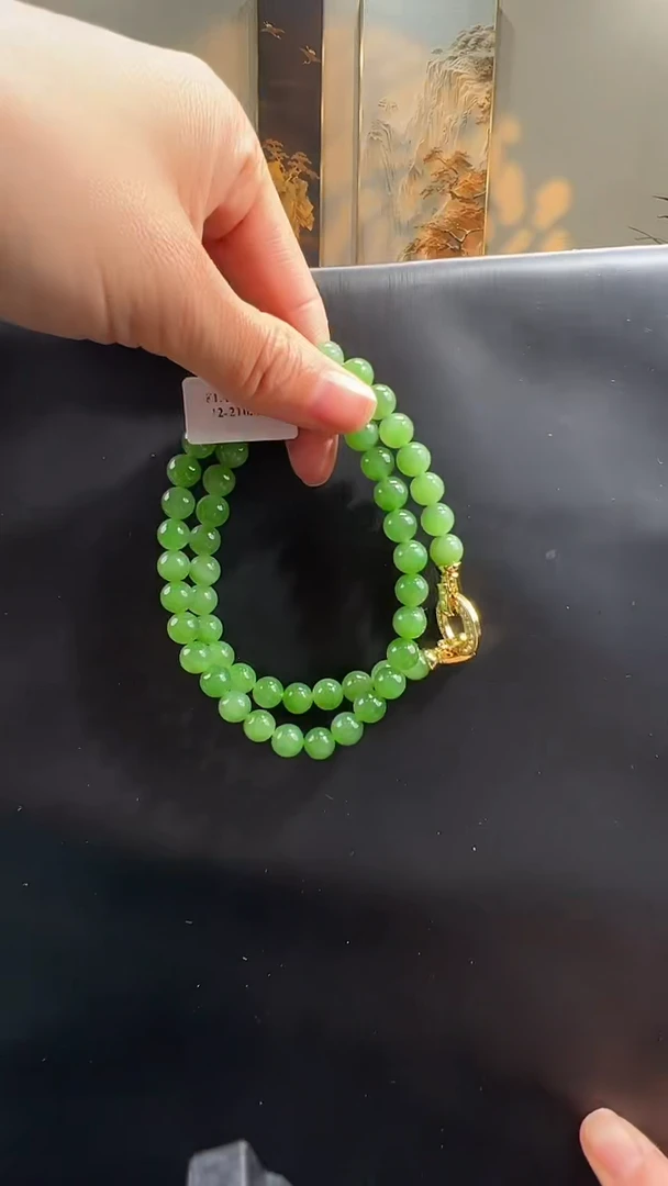 和田玉未镶嵌项链和田玉项链多样性发一015