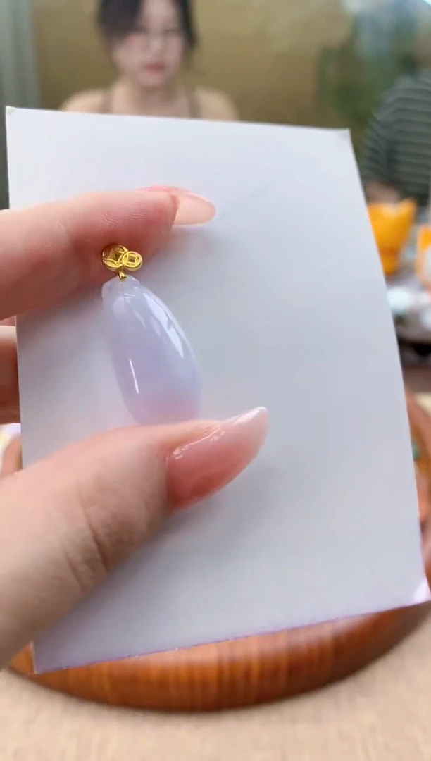 颈饰未镶嵌翡翠天然A货翡翠挂件