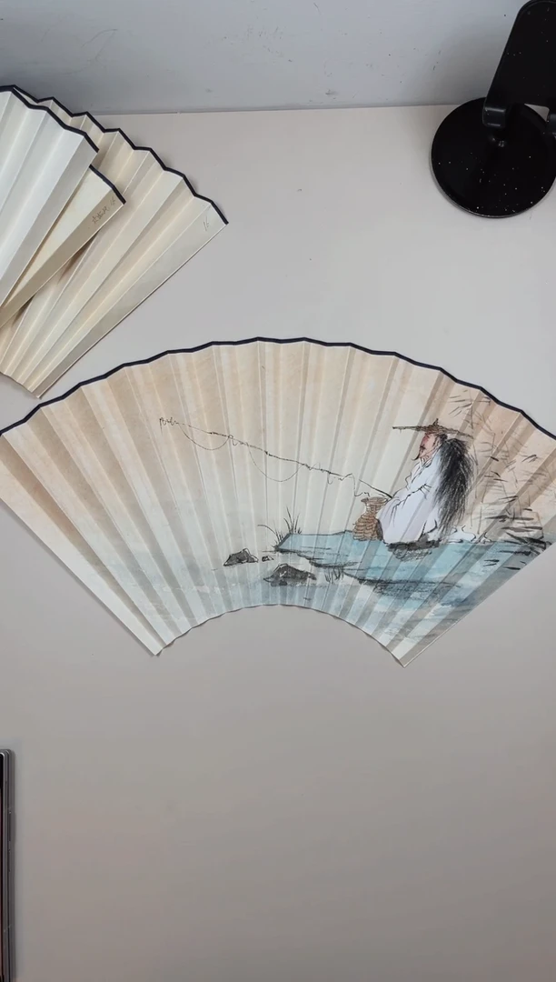 扇子16方20排口师韵扇面