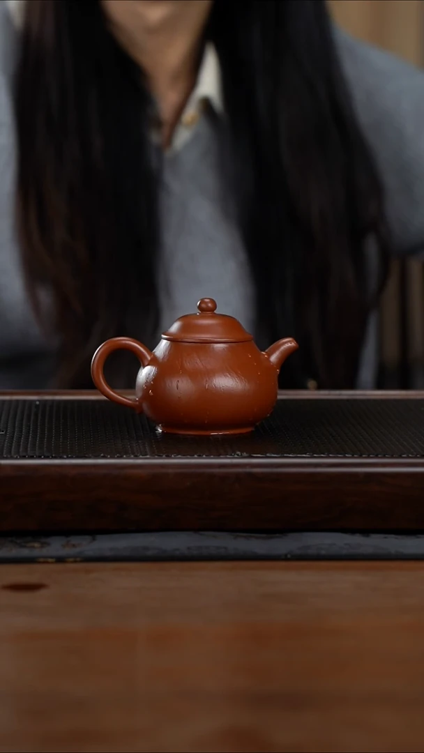 茶壶紫砂150cc小煤窑朱泥潘壶16