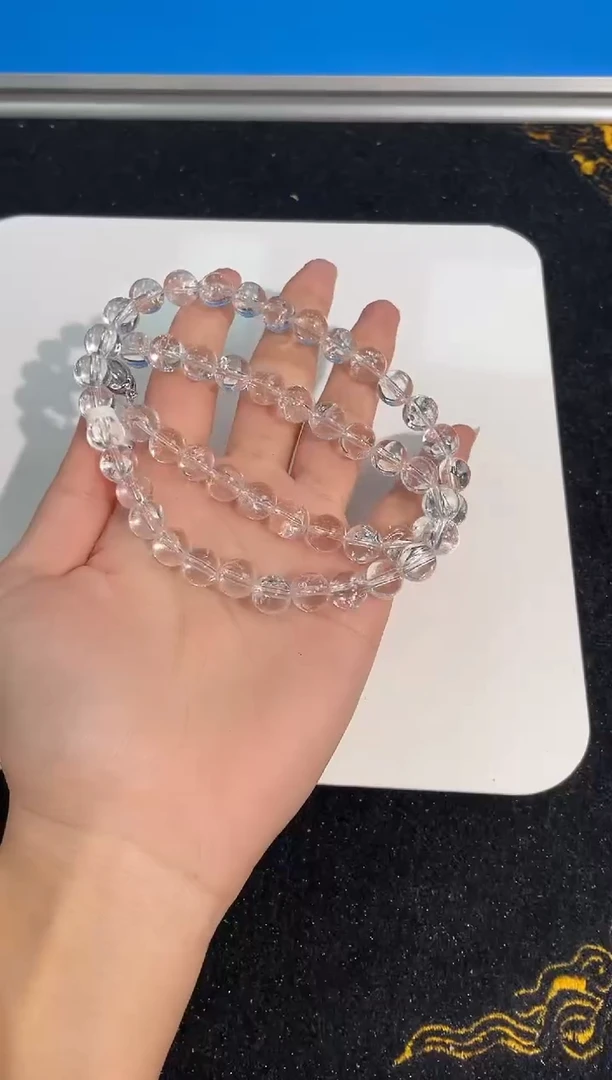 合金颈饰水晶8号利姆利亚白阿赛项链