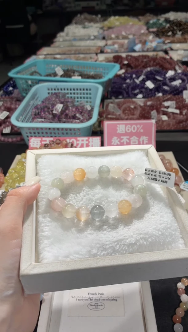 未镶嵌手链水晶168号 多样性发一K  12+