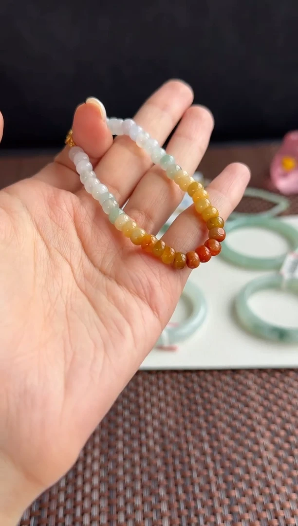 未镶嵌手串翡翠A1号买断