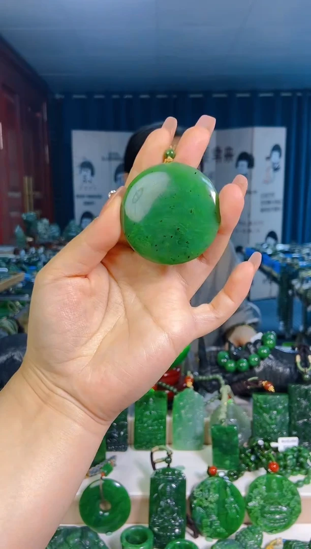 和田玉未镶嵌挂件1