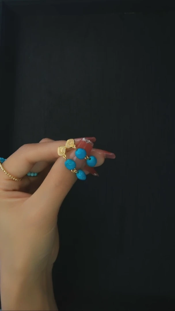 【闪购商品】绿松石耳环银S925镶嵌发货一件7-8m+