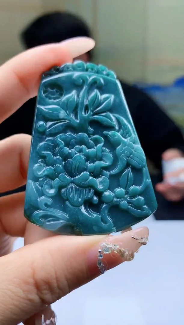 【闪购商品】翡翠颈饰未镶嵌5060ty-jj挂件4