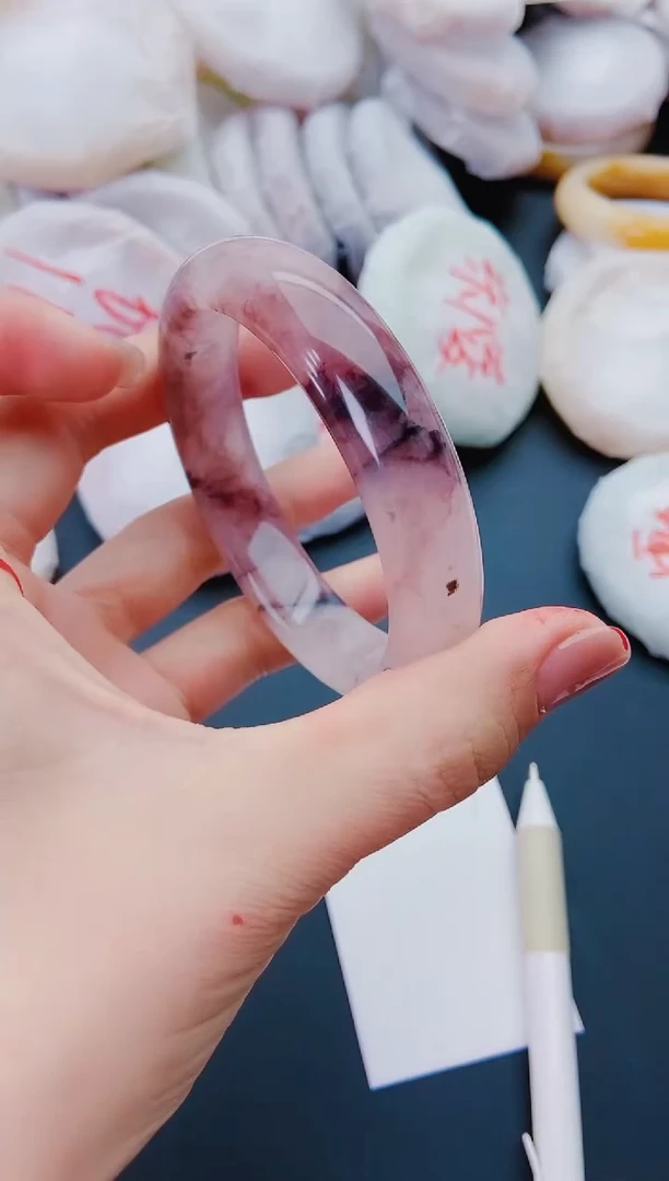 未镶嵌手镯石英质玉J154-59-60