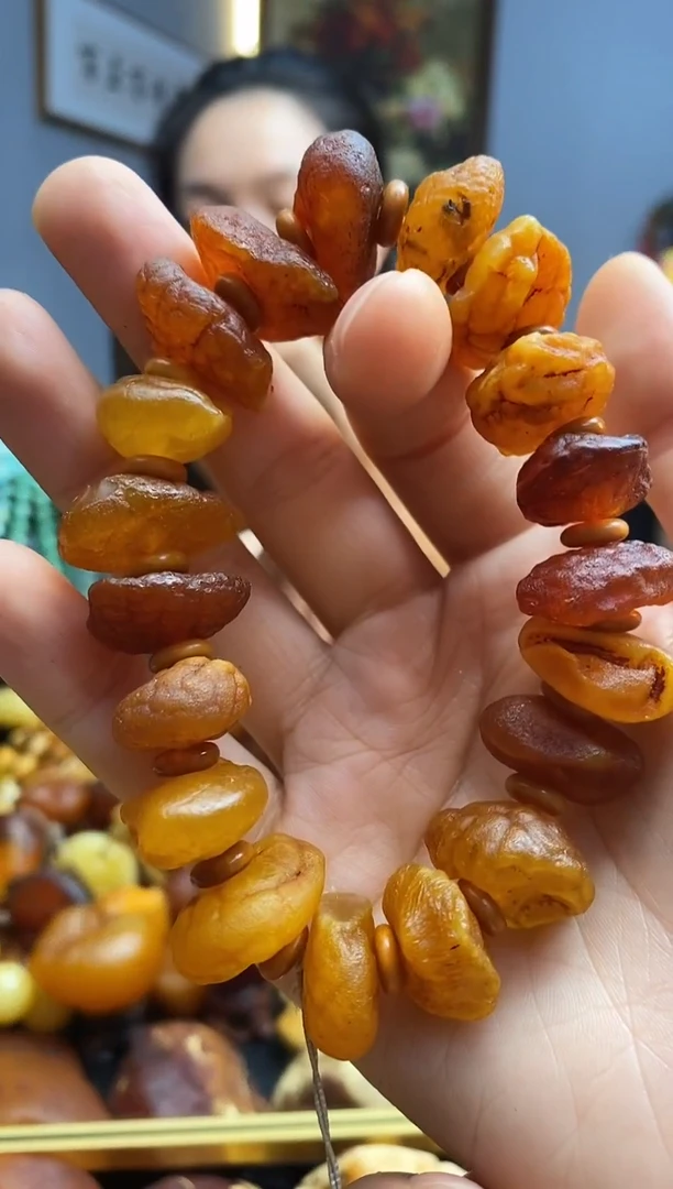 未镶嵌琥珀手串手串