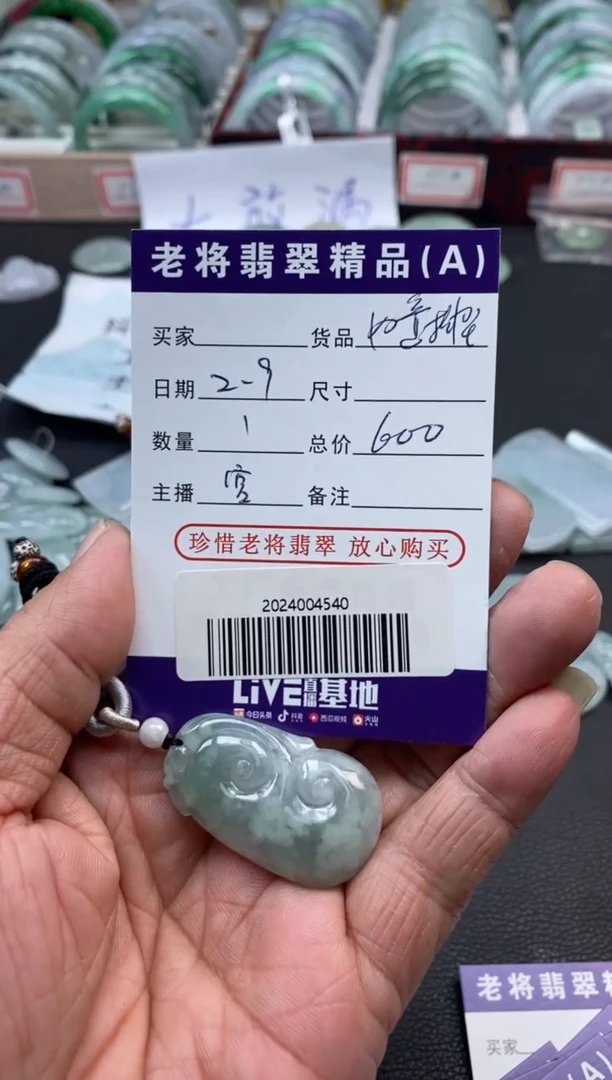 【闪购商品】翡翠颈饰未镶嵌//2024004540