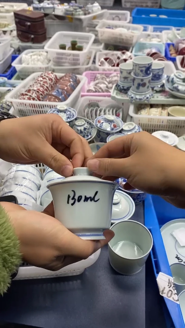 摆件陶景德陶瓷茶具容量约130