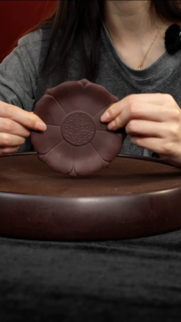 茶壶紫砂紫砂莲花杯垫