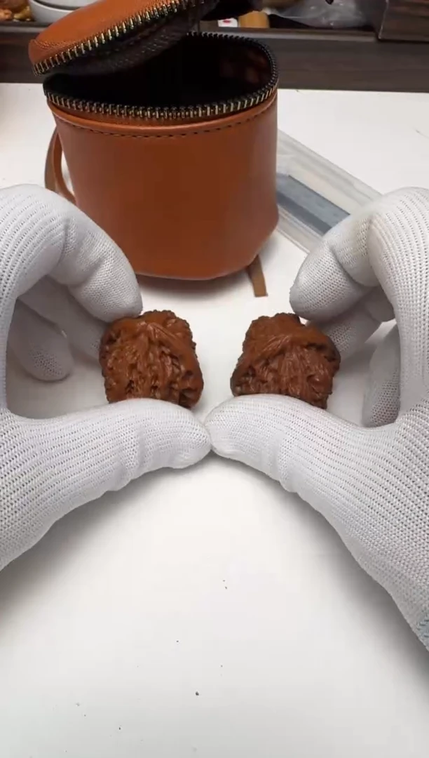 把件猴头核桃文玩文玩