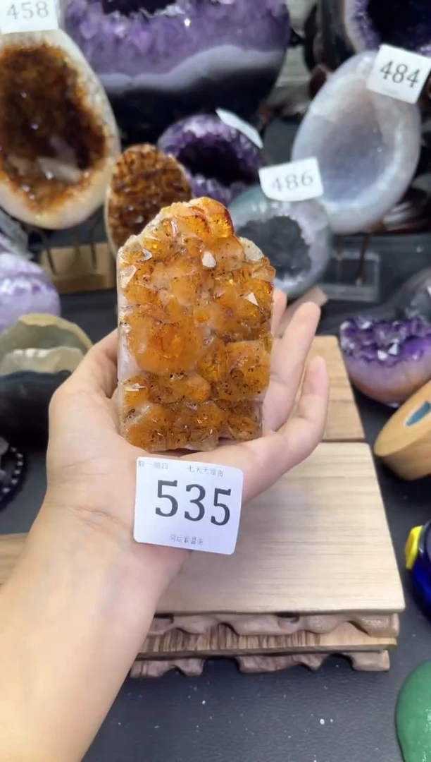 未镶嵌大型摆件（非配饰）紫晶535号摆件