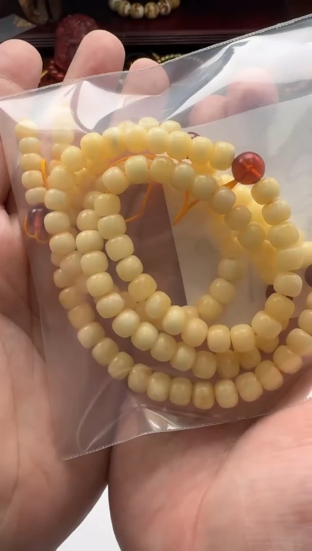 【闪购商品】蜜蜡裸石未镶嵌手串手串108