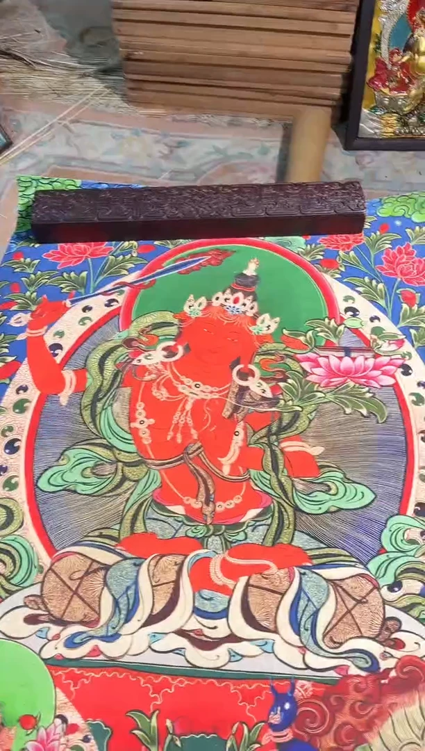 卷轴画路路的唐卡tk160