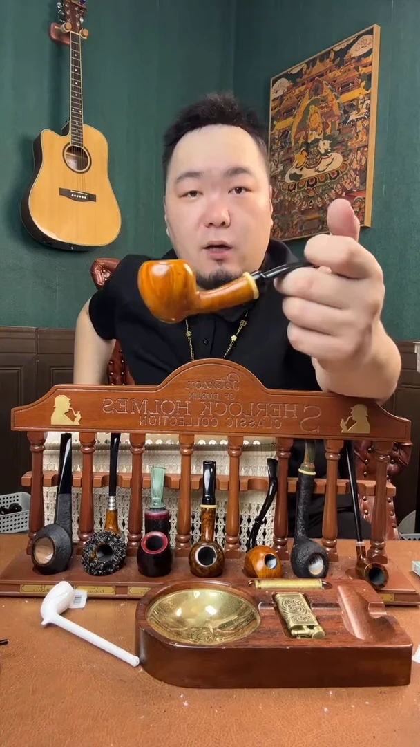 石楠木木雕款意大利进口石楠木烟斗