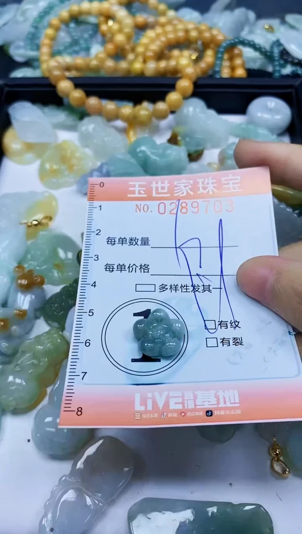 翡翠未镶嵌颈饰闪购0289703