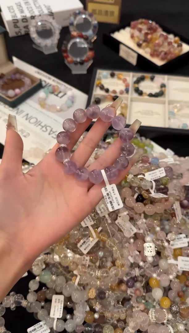 合金手链水晶紫水晶z2724