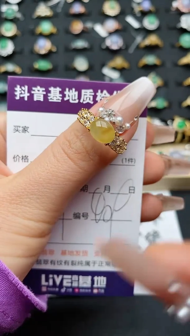 翡翠戒指银S925镶嵌............