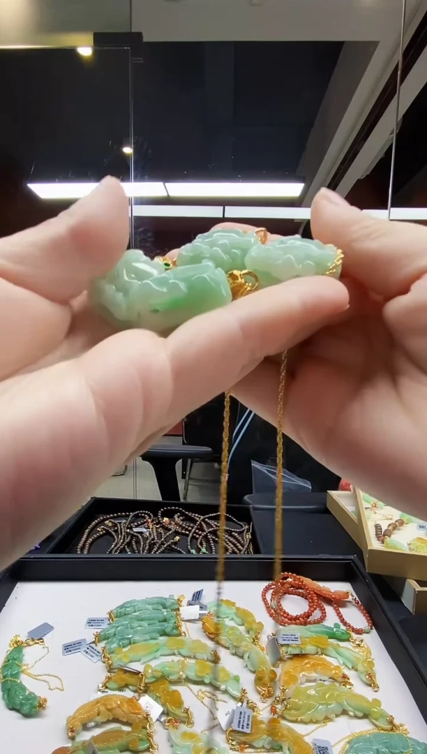 颈饰未镶嵌翡翠翡翠吊坠