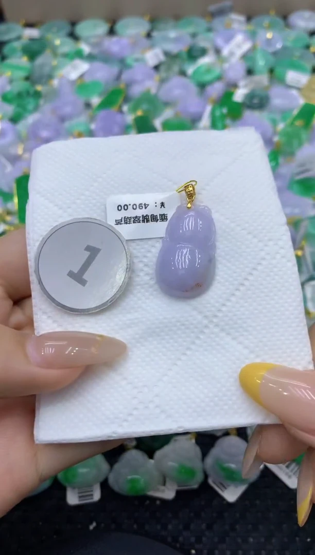 颈饰未镶嵌翡翠天然麻烦翡翠A货