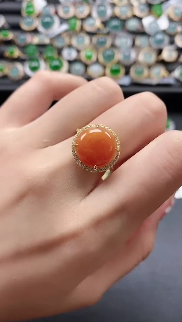 【闪购商品】翡翠戒指银S925镶嵌51151