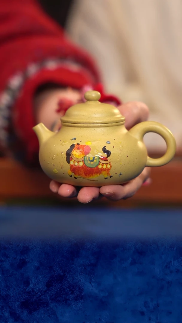 紫砂 宜兴紫砂 TZP 本绿 容天 马