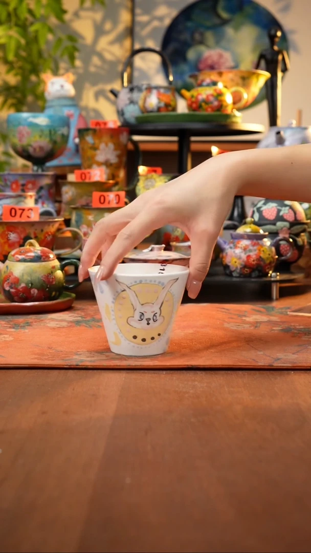 瓷片景德镇手工手绘315