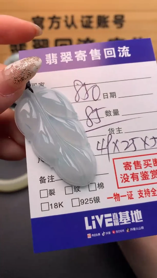 【闪购商品】翡翠颈饰未镶嵌21009975