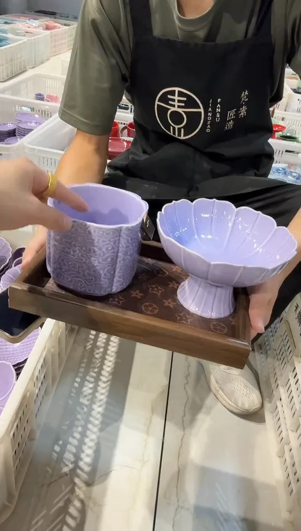 瓷片微瑕商品，介意勿拍②-托盘