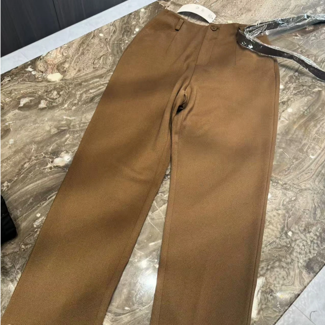 MINGGANG/名港休闲时尚百搭直筒裤78285