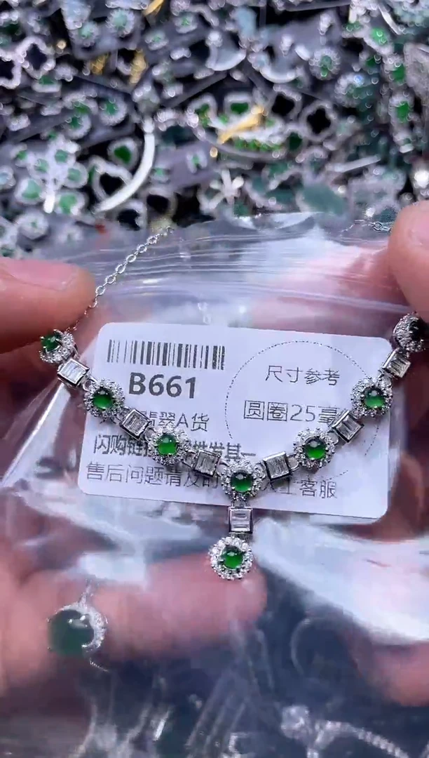 【闪购商品】翡翠颈饰未镶嵌B661项链