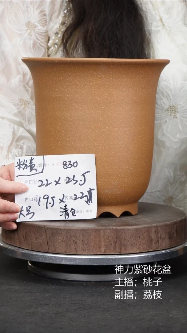 紫砂花盆830紫砂花盆