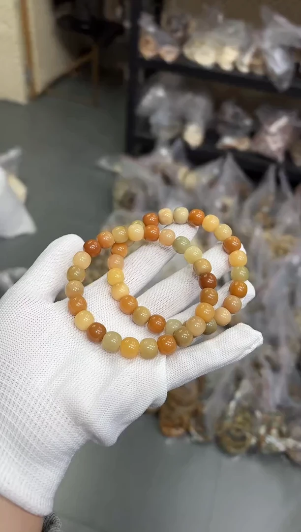 【闪购商品】菩提根/象牙果手串1.0多宝有色差（809）