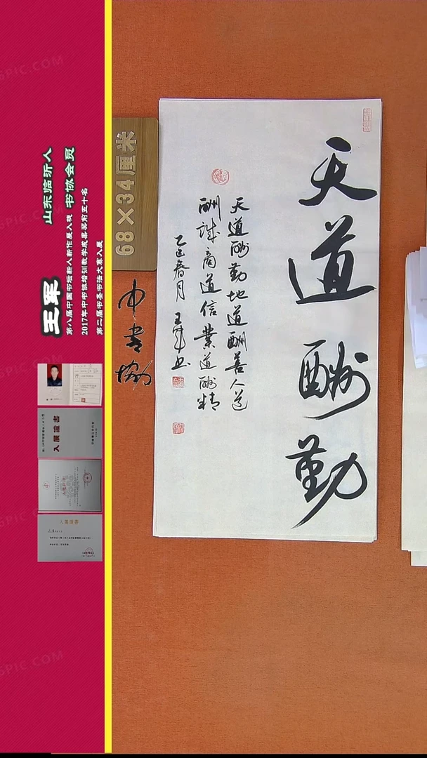 【闪购商品】书法424王军书法精品作品