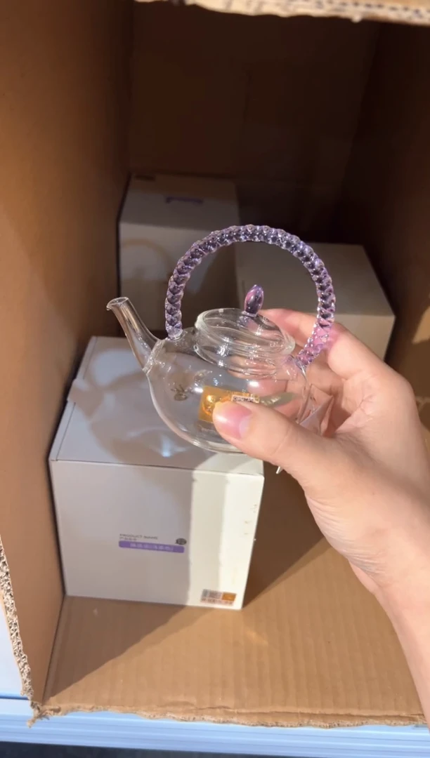 禾器-珠莲壶-浅紫色