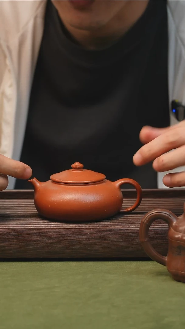 茶壶紫砂朱泥寒江·