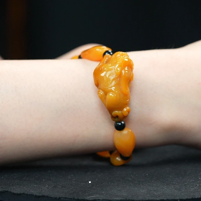 寿山国石貔貅手串