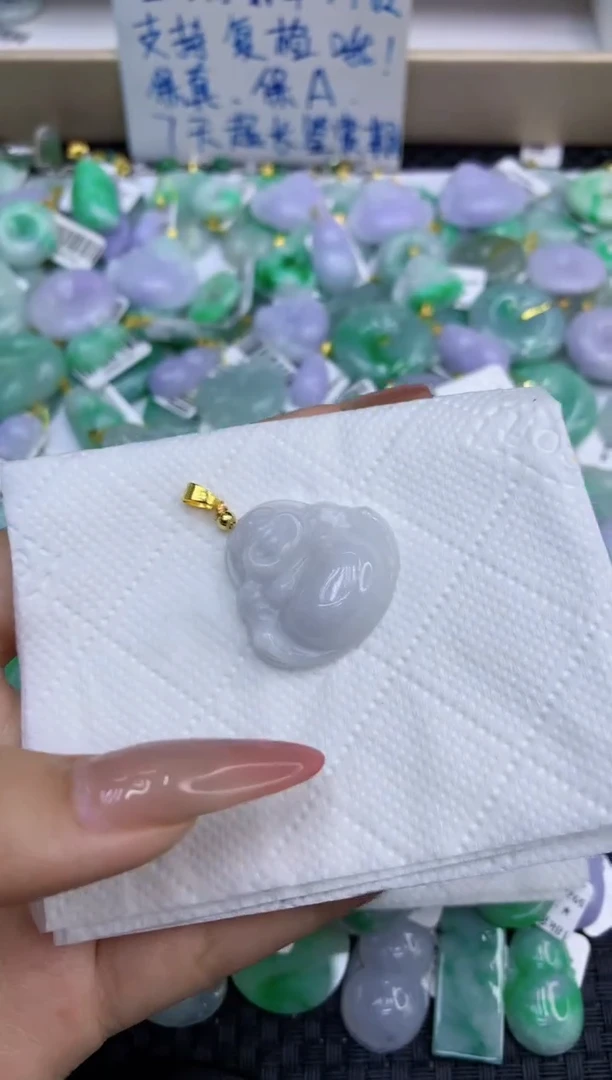 颈饰未镶嵌翡翠天然缅甸A货翡翠