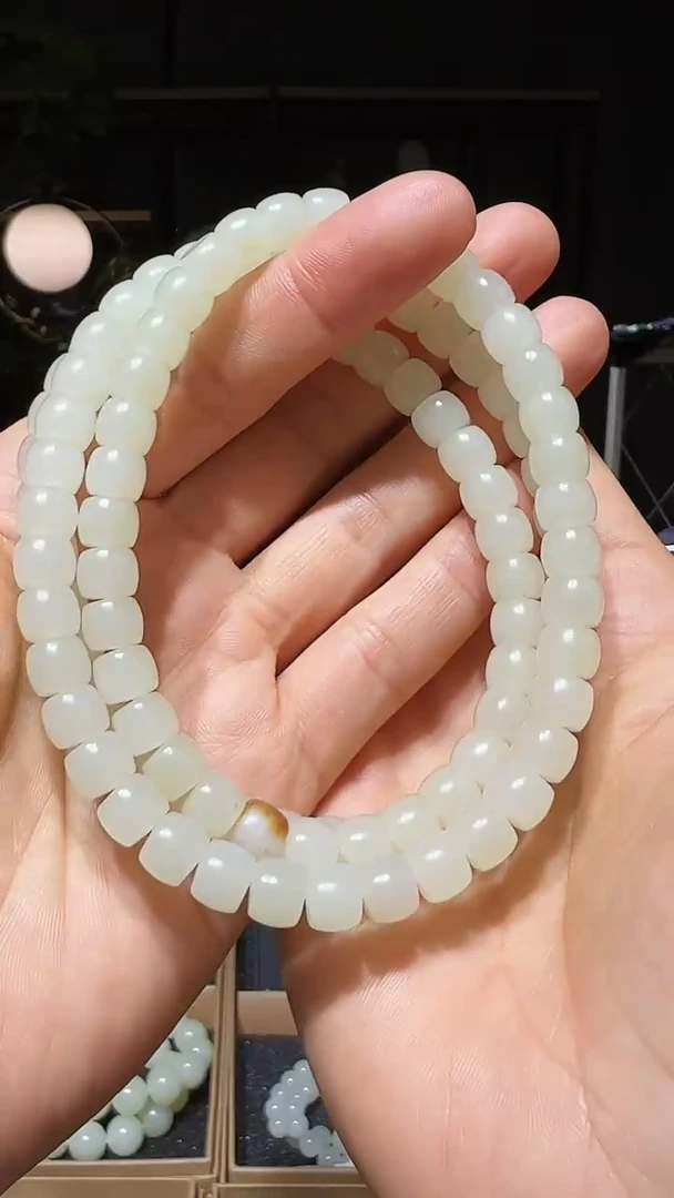 【闪购商品】和田玉手串未镶嵌8+直切108