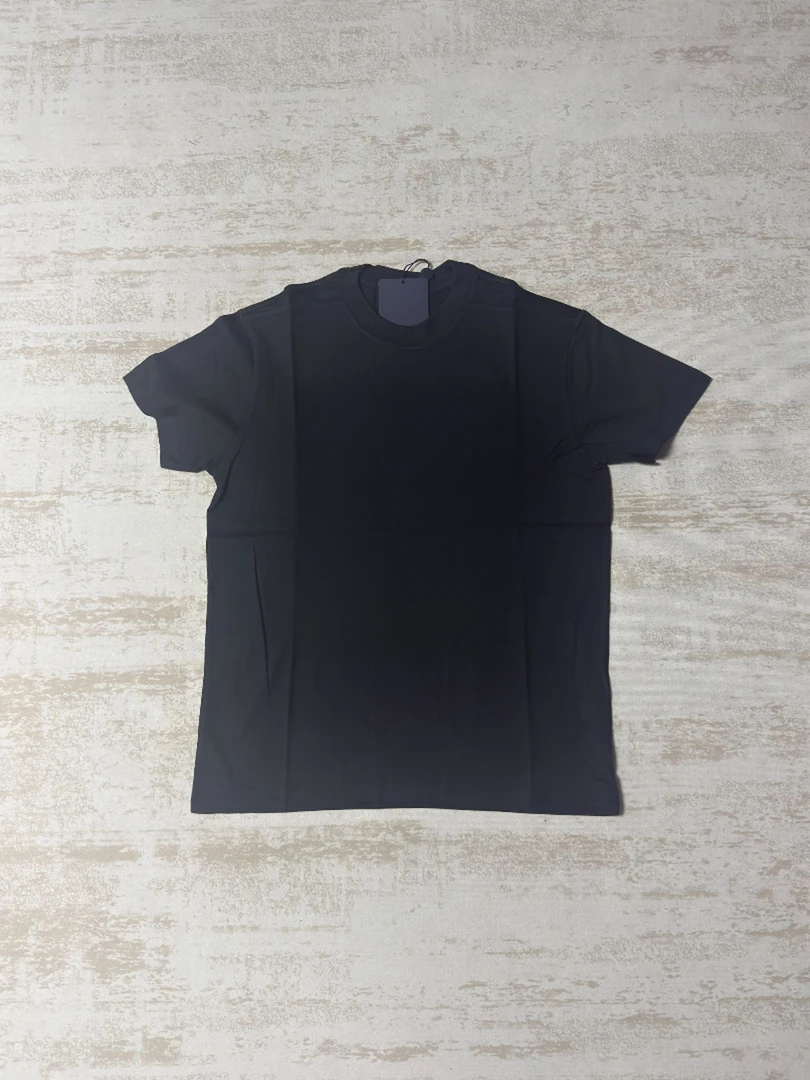 【巨浪潮奢】蒙老板新品左胸橡胶标识贴片棉质男tee