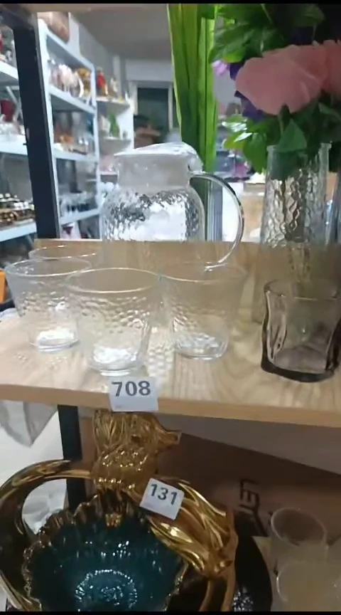 瓷708玻璃一壶四杯